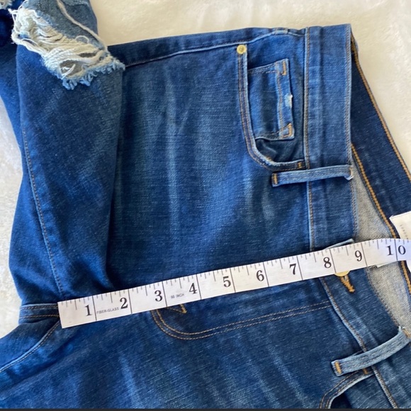 Frame Le Garçon Distressed Boyfriend Jeans - Picture 9 of 10